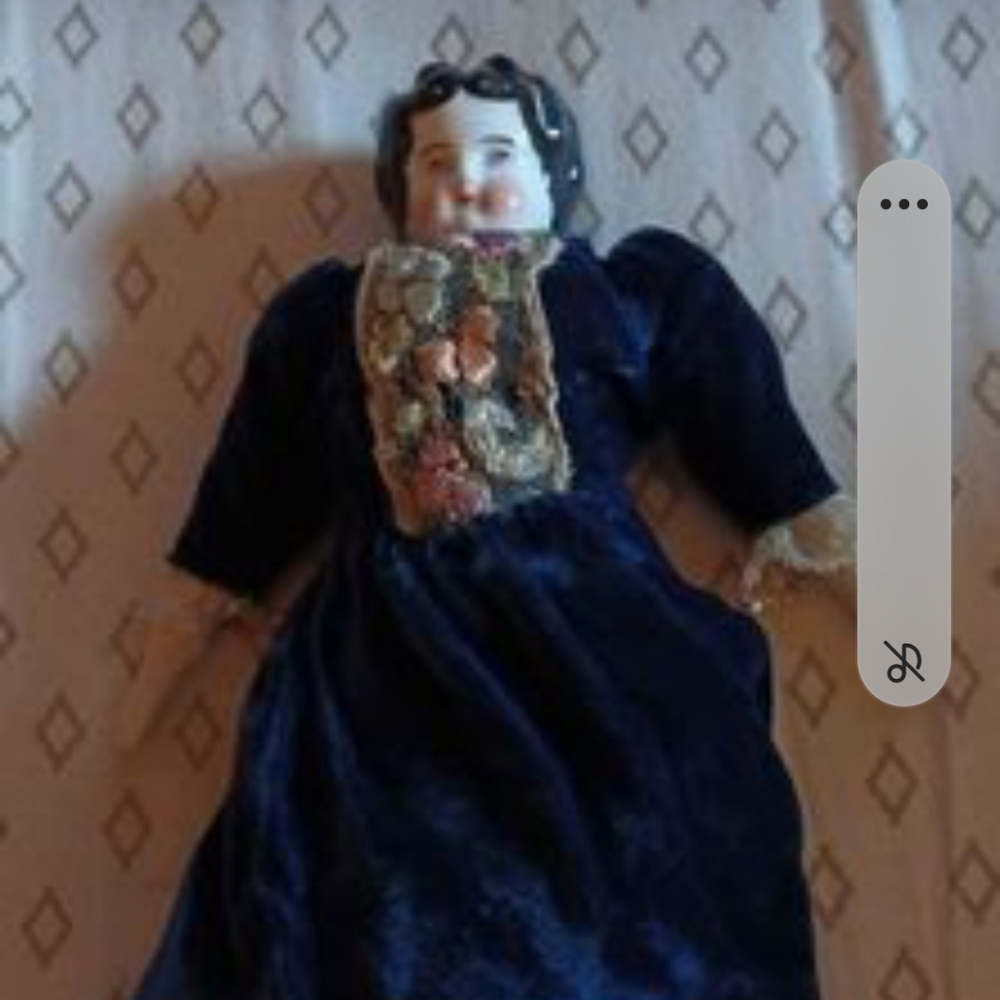Antique German China head doll